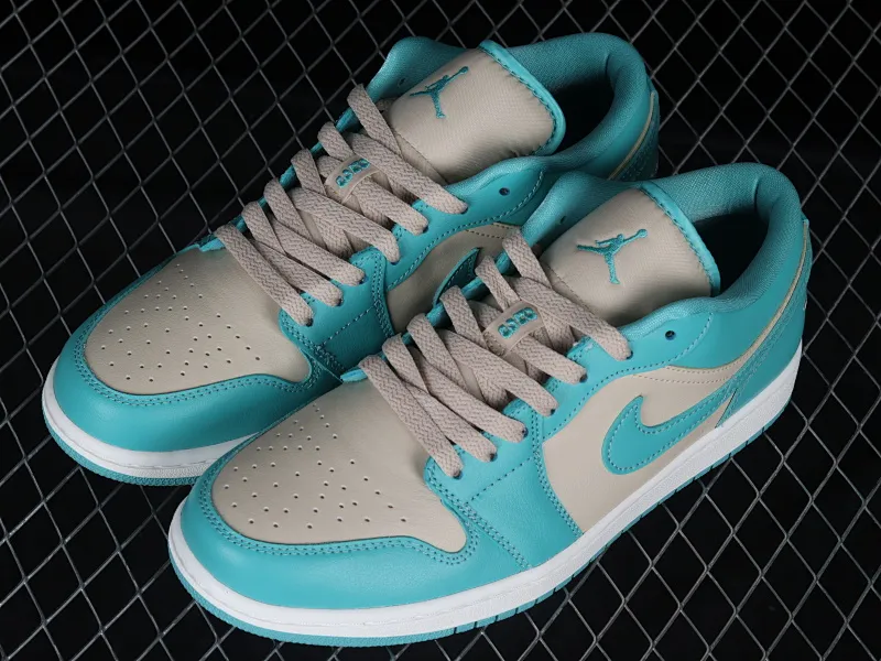 All categories Air Jordan Jordan series basketball shoes Air Jordan 1 Low G version pure original Air Jordan 1 Low AJ1 Joe 1 Tiffany green low-top basketball shoes DC0774-131